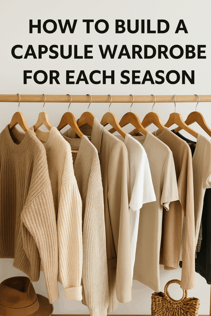 Capsule wardrobe for each season
