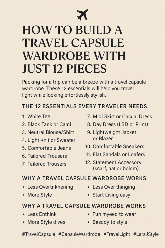 Travel Capsule Wardrobe