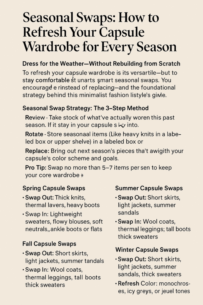 Refresh Your Capsule Wardrobe